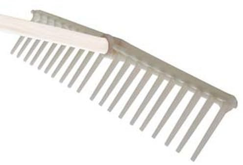 5PZ RASTRELLO IN POLIPROPILENE 20 DENTI PER ERBA E FIENO SPALLA DRITTA - cm.63 gr.330