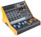 jindaaudio - Mixer audio a 5 canali, mixer DJ con amplificatore di potenza, USB, Bluetooth e alimentazione phantom da 48 V, mixer audio per streaming, registrazione con 99 effetti DSP FX