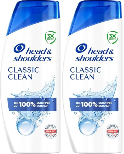 Head & Shoulders Classic Clean Anti-Schuppen-Shampoo 500ml Zur Täglichen Anwendung. Bis Zu 100% Schuppenschutz, Klinisch Getestet. Für Jeden Haar- Und Kopfhauttyp. Sauberes Frischegefühl