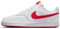 NIKE Court Vision Low Next Nat, Sneaker Mujer, White University Red, 42.5 EU