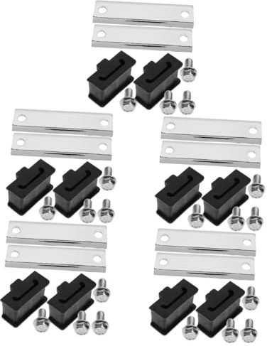Mobestech 5sätze Auspuffhalterung Hitzebeständiger Für Motorräder Vibrationsdämpfend Einfache Montage Ohne Werkzeuge Passend Für Modelle