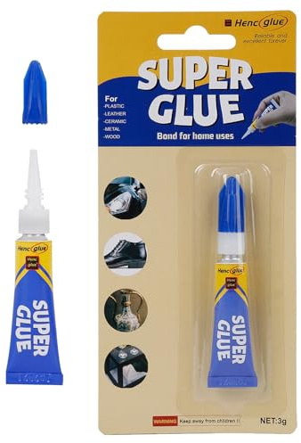 3 Grammes X 1 Colle Forte Multi-Usage Avec Bouchon Anti-SéChage. Colle Ultra Rapide Et Puissante, Pour Bricolage, Chaussures, Verre, ImperméAble, MéTal, CéRamique, Caoutchouc