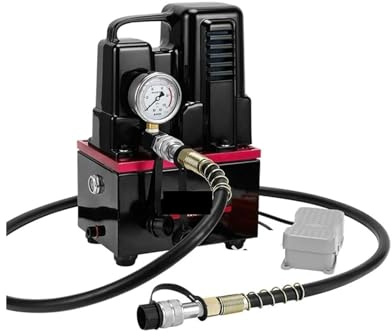 Martinetto idraulico, Pompa elettrica ad alta tensione Pompa idraulica elettrica manuale/interruttore a pedale Stazione idraulica,Pressa idraulica(QQ-700B 220V)