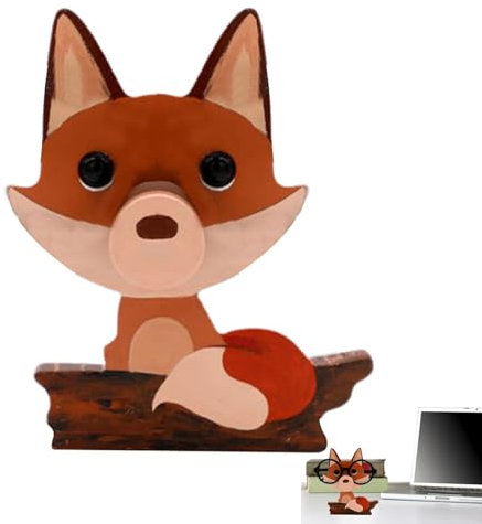 Mxshc Lustige Brillenhalter Tierform Brillenständer Kreativer Fuchs-Känguru-Form Sonnenbrillenständer Für Aufbewahrungsregal Zur Dekoration des Schreibtischs Zu Hause
