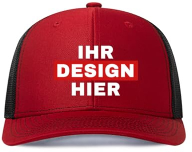 ERICAT personalisiert Cap personalisierte Basecap personalisierte Baseballkappe mit Foto/Logo/Text Cap selbst gestalten,personalisiert Klassische Trucker-Kappe für Männer Frauen