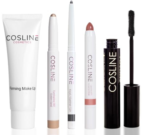 COSLINE Starter-Set, Schminkset Für Anfänger, Geschenkset, Kosmetik-Set