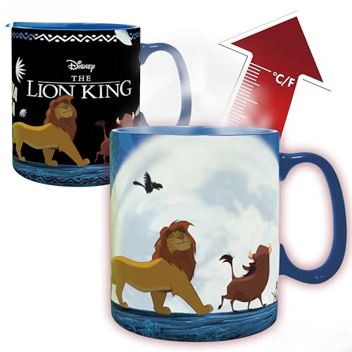 DISNEY - Mug Heat Change- 460ml- The Lion King - cardboard