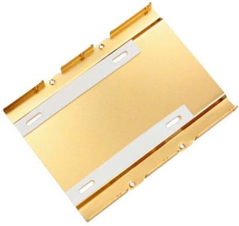 Adaptadores de disco duro de 2.5 a 3.5 pulgadas, soporte de aleación de aluminio, construcción para PC de escritorio, almacenamiento interno, soporte Ssds