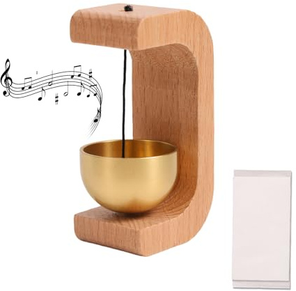 Penitue Cloche de Commerçant, en C Forme Carillon de Porte Commerce Adhésive au Dos Monter Par Bell pour Café Porche et Magasin Outil ou Crémaillère Pendaison Cadeau