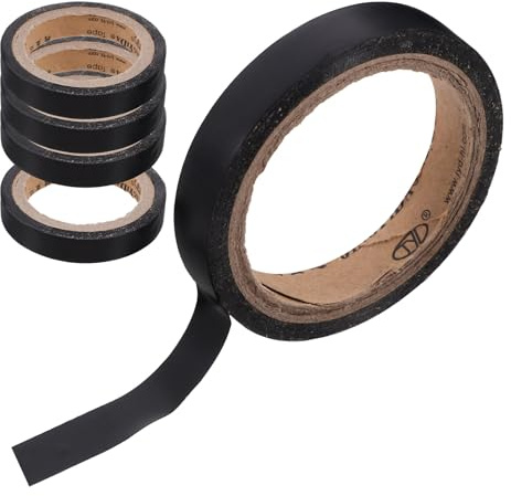 ORFOFE 5 Rouleaux Bandes Grip Antidérapantes pour Raquette de Tennis et Badminton Absorbantes de Transpiration Léger et Résistant Ruban de Finition Manche pour Meilleur Contrôle et