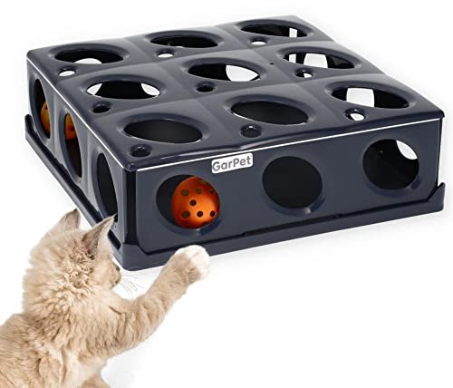 GarPet Katzenspielzeug Ball Selbstbeschäftigung Katzen Zubehör Interaktives Katzenspielzeug Intelligenzspielzeug Katzen Spielzeug Kitten Katzenzubehör