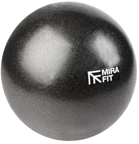Mirafit 20cm Pilates and Yoga Exercise Workout Ball - Black Ball