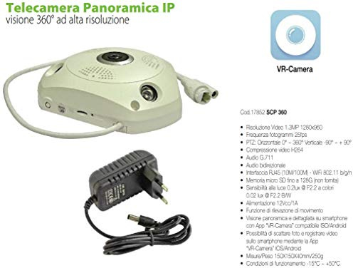 Stark Telecamera panoramica IP 360 GRADI 1.3M WIFI