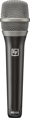 Electro-Voice RE520 Supercardioid condenser premium voice microphone with selectable high pass filter