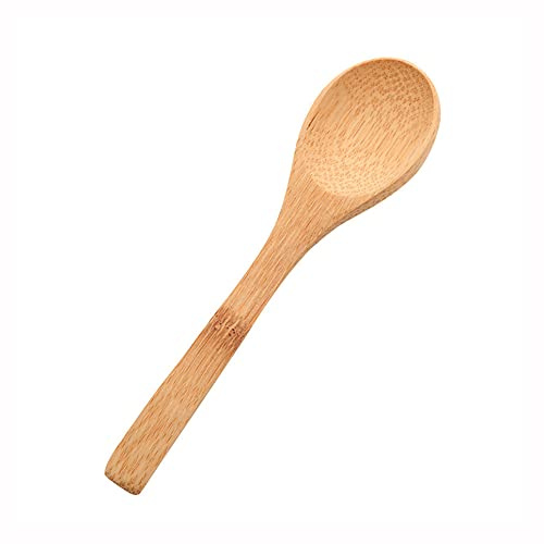 TOP-MAX Lot de 20 mini cuillères en bois faites à la main - Petites cuillères de service pour miel, thé, sucre, confiture, moutarde - 15 cm