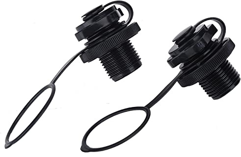 KIMISS 2pcs Replacement Screw, for Inflatable Rubber Dinghy Blow Up Mattress Air Valve Inflatable Bed Raft Pool Boat