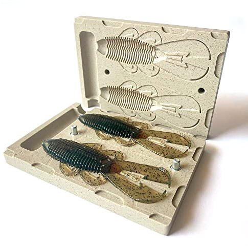 Smedioks Spritzgussform aus weichem Kunststoff, 2 Mulden, 10,2 cm | CNC-gefräster Acrylstein, verbesserte Lüftungskanäle, blasenfreies Gießen, kompatibel mit Standard-Injektoren