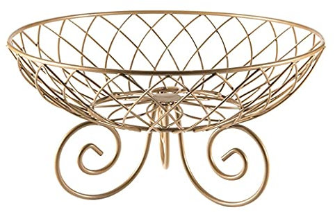 OUSIKA Ciotola for cesto di frutta Cesto for cesto di frutta creativo Ciotola for contenitore Cesto in filo metallico Portaoggetti for frutta e verdura for bancone da cucina Decorativo for tavolo Piat