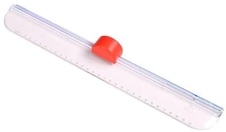 LOVIVER Mini-Papierschneider, Lineal, leicht, gerade Linie, praktische Papierschneidemaschine, Papierschneider für Umschläge, Papierhandwerk