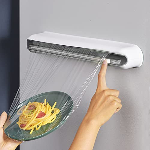 coupe-film plastique, distributeur de film, distributeur de film alimentaire, distributeur de film plastique magnétique, distributeur de film plastique rechargeable avec coupe-diapositive, for emballe