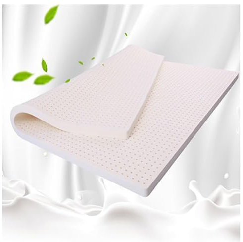 BGDTEFJDZ Natur-Latex Matratze, Latexmatratze, Bequem Und Atmungsaktiv, Antibakteriell Und Milbenhemmend, Hochelastisch Und Weich,7 Zonen Orthopädische Matratze,3in,90x200m(35x79in)