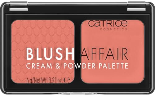 Catrice Cosmetics Blush Affair Cream et Powder Palette crème et poudre, résultat instantané, luminescent, chatoyant, intense en couleurs (6g)