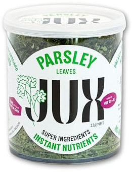JUX Freeze-Dried Parsley | 100% Natural & Nutrient-Rich | Rehydrates Instantly for Cooking, Sauces & Garnishing | Long Shelf Life | Equals 37 Packets of Parsley | No Additives, Vegan