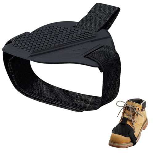 WeddHuis Protezione per Scarpe da Moto Gear Shifter Protezione del Cambio con Fascia Elastica Regolabile in Gomma Antiscivolo e Anti Caduta