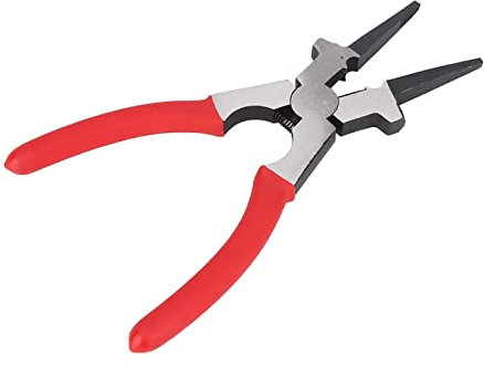 Pinze di Saldatura MIG in Acciaio a Carbonio Multiuso con Manico Isolato e Strumento di Saldatura per Ugelli Pizzicanti, Punte e Rimozione di Schizzi di Saldatura, per Componenti del Saldatore MIG