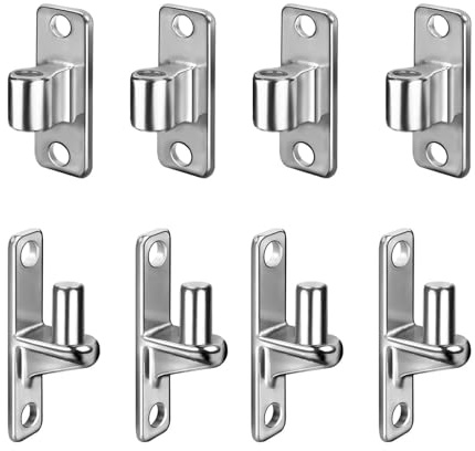 Charnière De Portail, 4PCS Charnière De Portail De Jardin Charnière De Porte Robustes En Acier Inoxydable 304 Pour Portail De Jardin De Ferme Clôtures En Bois Portails De Cour Portail De Champ