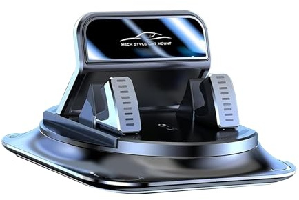 Opuweiy 360 Degree Phone Holder Rotating Car, Dashboard Cell Phone Holder, Non-Slip Navigation Bracket, Universal for Most Cars (Black)