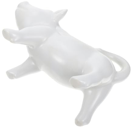 Gatuida Pichet à Lait Céramique Animal Design Simple Élégant Pot Porcelaine Pratique pour Sauces et Boissons Facile à Nettoyer Adapté Maison Café Restaurant