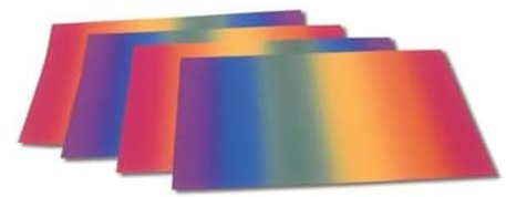 Fotokarton 300g/qm 50x70 cm, Regenbogen (10)