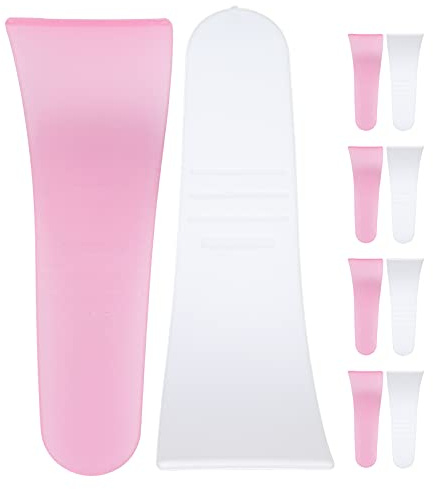 Raschietto portatile per cera per capelli, spatole per pulizia, 20 pezzi, spatole per depilazione, strumenti per la rimozione della ceretta, design ergonomico, applicatore viso