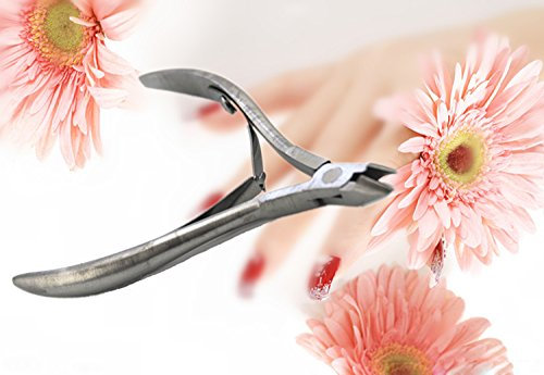 KADS Manucure et Nail Art Coupes Cuticules à Double Ressort, Acier Inoxydable Finition Satinée