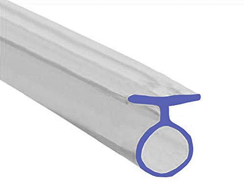 Soft Flexible Rubber Bubble Shower Seal | for Bi Folding Doors | Fits Into a 4mm Channel | BIF039 (1 Metre)