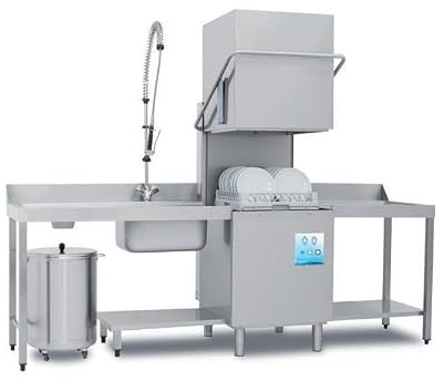 Lave-vaisselle à capot professionnel avec affichage digital - panier 500 x 500 mm - Elettrobar