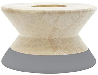 Tak Design Teelichthalter, Holz, Grau, 12 mm X 7 mm