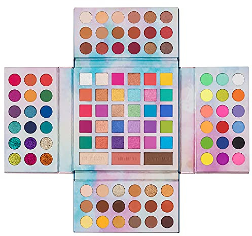 Paleta de sombras de ojos BEAUTY GLAZED, 105 colores mate, brillo, sombra de ojos, paleta de maquillaje, pigmentos, resaltadores, contorno en polvo, todo en uno