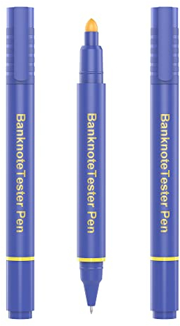 Geldscheinprüfer 3er-pack, 2-in-1 Falschgeldmarker Und Geldprüfstift – Professioneller Falschgeld Prüfer, Geeignet Für Euro, Dollar Und Pfund Der Perfekte Geldscheinprüfer Zur Erkennung Von Falschgeld