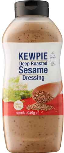 KEWPIE Salsa de Sésamo Tostado 930 ml - Aliño Asiático | Vinagreta versátil para sazonar platos asiáticos, refinar sabores y preparaciones culinarias profesionales.