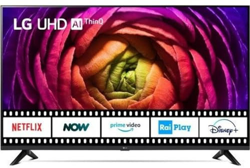 LG 43UR78006LK 43-Inch 4K Ultra HD Smart TV, α5 AI processor 4K Gen6, Freeview Play and Amazon Alexa
