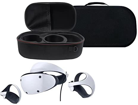 Hard Carrying Cases For PS5 VR2 Multifunctional Portable High-Capacity Travel Storage Bag with Adjustable Shoulder Strap Glasses Storage Protection Case