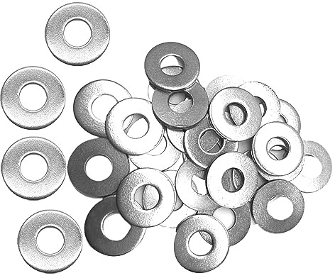 35 Stück Groß Beilagscheiben M10 X 30mm, DIN 9021 A2 V2A Flach Unterlegscheiben Karosseriescheiben, Rostfreie Flat Washers, für Schrauben, Muttern, Gewindestange