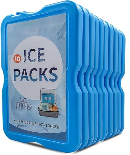 Roe Tenpo Kühlakkus für Kühltasche – Schlanke, BPA-freie und Wiederverwendbarer Flacher Kühlpack - Langlebig, schnelles Einfrieren - Optimal für Picknick, Camping, Strand und Outdoor-Sport