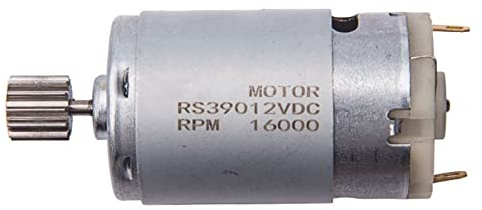 GRESIK Driver Engine 1pcs Kids Electric Car Motor Children Ride On Toys Replacement Parts 12 Teeth 380 390 DC Motor 6V 12V Motor Drive Engine Wheel Project (Color : 12V390 20000 Motor)