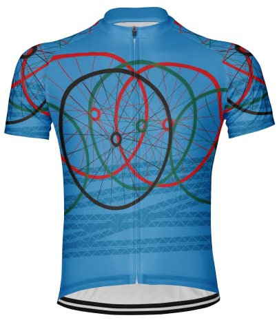 Luisbibe Customized Fahrradreifen Männer Radfahren Jersey Kurzarm (DE/NL/SE/PL, Alphanumerisch, XXL, Regular, Regular, MS1094)