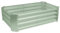 Harbour Housewares Raised Garden Bed - Green - 120 x 60cm - Rectangle - Bottomless Metal Raised Bed Galvanised Steel Planter Box for Growing Outdoor Plants, Vegetables, Flowers and Herbs