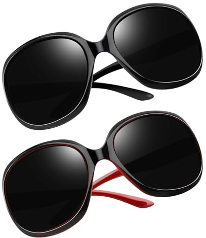 Joopin Große Sonnenbrille Damen Polarisiert Trendy UV400 Brille für Reisen | Übergroße Retro-Design für Breite Gesichter, Leichtes Material, XXL, Modern, Autofahren, Festival, Shopping, Fahsion, Outdoor