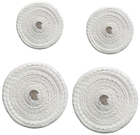 Mikinona 4rotoli Rete per Salsicce in Cotone Naturale Non Sbiancato Adatto per Imballaggio Carne Prosciutto Lombo di Maiale Petto di Tacchino Strumento per Cucinare